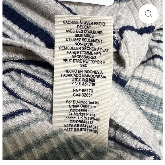 Striped Cold Shoulder Top by free people - Picture 5 of 6